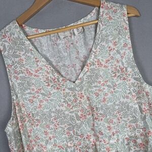 Joie Mini Dress Floral Tiered 100% Linen